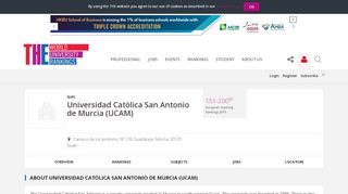 
                            7. Universidad Católica San Antonio de Murcia (UCAM) World ...