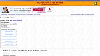 
                            8. Universidad del Caribe (República Dominicana) - Altillo.com