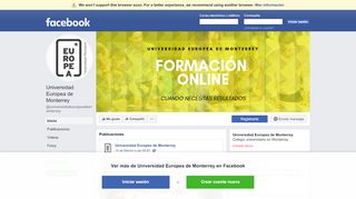 
                            4. Universidad Europea de Monterrey - Inicio | Facebook