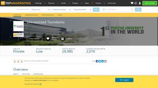 
                            11. Universidad Tecmilenio | Top Universities