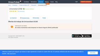 
                            12. Universidad UCAD Auxiliar en contr... - Computrabajo