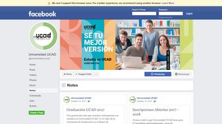 
                            7. Universidad UCAD - Notes | Facebook