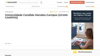 
                            12. Universidade Candido Mendes-Campos | Escavador