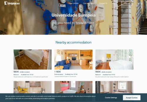 
                            10. Universidade Europeia - Student Accommodation - Uniplaces