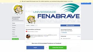 
                            12. Universidade Fenabrave - Home | Facebook - Business Manager