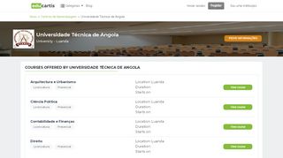 
                            9. Universidade Técnica de Angola | Educartis