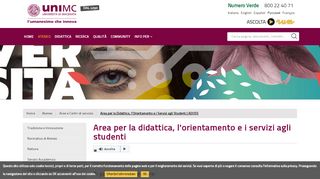 
                            1. — Università di Macerata: Percorso formativo 24 CFU - ADOSS