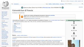 
                            7. Università Iuav di Venezia - Wikipedia