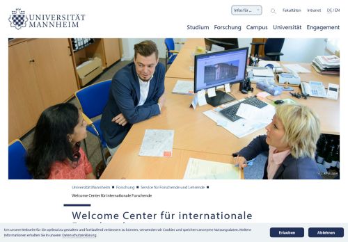 
                            5. Universitaet Mannheim - Welcomecentre - Internetzugang - Universität ...