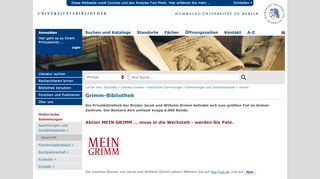 
                            12. Universitaetsbibliothek der HU Berlin - Grimm-Bibliothek