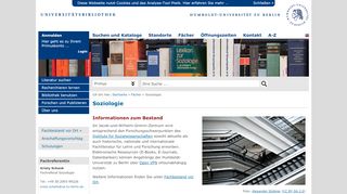 
                            10. Universitaetsbibliothek der HU Berlin - Soziologie