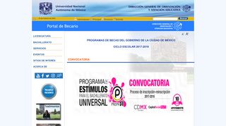 
                            7. Universitarios Prepa-Sí - Portal del Becario, DGOAE-UNAM