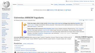 
                            12. Universitas AMIKOM Yogyakarta - Wikipedia bahasa Indonesia ...