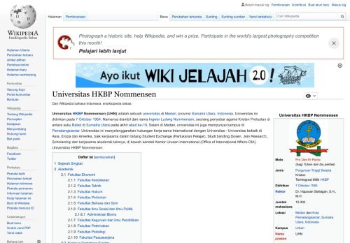 
                            11. Universitas HKBP Nommensen - Wikipedia bahasa Indonesia ...