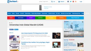 
                            5. Universitas Indo Global Mandiri (UIGM) - Tribun Sumsel