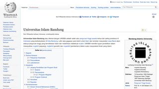 
                            9. Universitas Islam Bandung - Wikipedia bahasa Indonesia ...