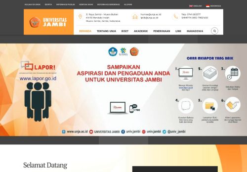 
                            3. Universitas Jambi – Kampus Pinang Masak