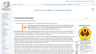 
                            11. Universitas Pasundan - Wikipedia bahasa Indonesia, ensiklopedia ...
