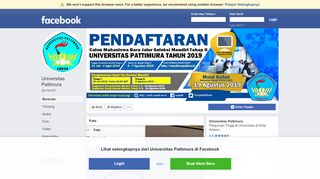 
                            13. Universitas Pattimura - Beranda | Facebook