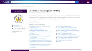 
                            11. Universitas Tanjungpura (Untan) - Neliti