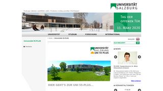 
                            12. Universität 55-PLUS - Universität Salzburg