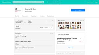 
                            11. Universität Bern - ResearchGate