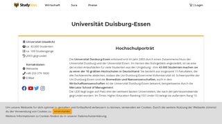 
                            7. Universität Duisburg-Essen - Studiengänge und Crashkurse - Studybees