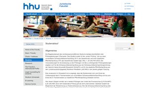 
                            10. Universität Düsseldorf: Course of studies