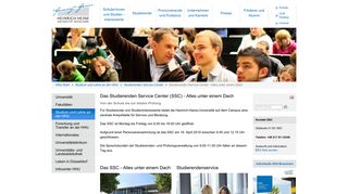 
                            12. Universität Düsseldorf: Studierenden Service Center - Alles unter ...