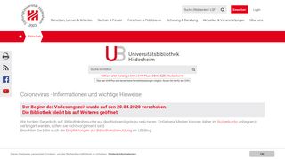 
                            2. Universität Hildesheim | Bibliothek | Bibliothek