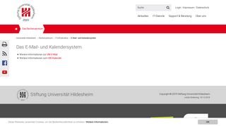 
                            2. Universität Hildesheim | Das Rechenzentrum | Das E-Mail- und ...