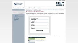 
                            5. Universität Mannheim - Alte Horde Webmail Oberfläche - Wenn Ihnen ...