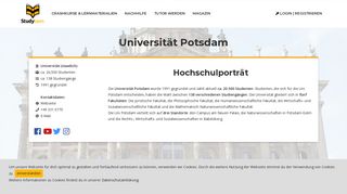 
                            12. Universität Potsdam - Studiengänge und Crashkurse - Studybees