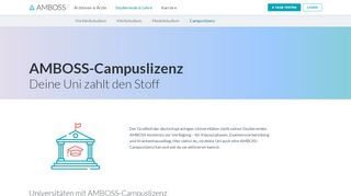 
                            12. Universitäten mit Campuslizenz | AMBOSS - AMBOSS.com