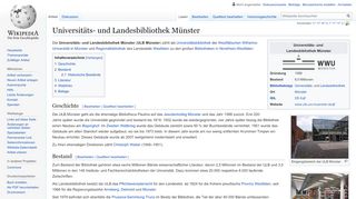 
                            10. Universitäts- und Landesbibliothek Münster – Wikipedia