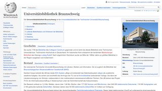 
                            13. Universitätsbibliothek Braunschweig – Wikipedia