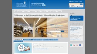 
                            1. Universitätsbibliothek Frankfurt am Main - Goethe-Universität