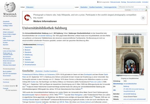 
                            5. Universitätsbibliothek Salzburg – Wikipedia