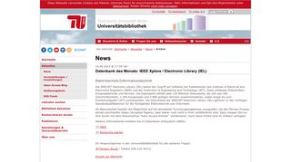 
                            5. Universitätsbibliothek TU Berlin: Datenbank des Monats: IEEE Xplore ...