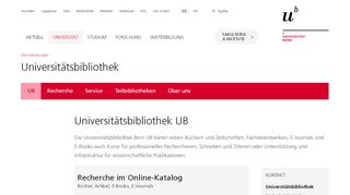 
                            7. Universitätsbibliothek UB - Universität Bern