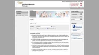 
                            5. Universitätsklinikum Tübingen - Suche