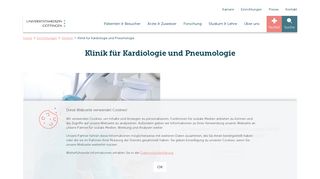 
                            9. Universitätsmedizin Göttingen: Klinik für Kardiologie und Pneumologie