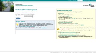 
                            7. Universitätsrechenzentrum - Passwortmanagement - TU Ilmenau