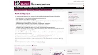 
                            2. Universitätsrechenzentrum (URZ) | Moodle (elearning.ovgu.de)