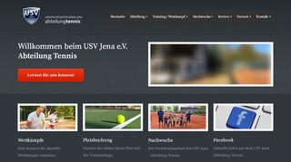
                            9. Universitätssportverein Jena - USV Jena - Abteilung Tennis