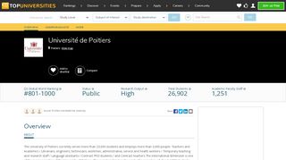 
                            5. Université de Poitiers | Top Universities