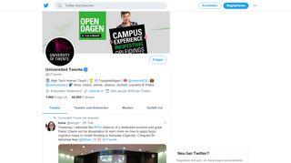 
                            8. Universiteit Twente (@UTwente) | Twitter