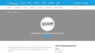 
                            11. UNIVERSITI UTARA MALAYSIA (UUM) - Graduan
