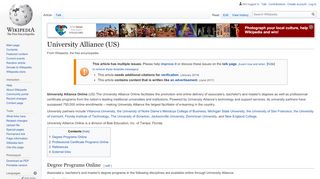 
                            13. University Alliance (US) - Wikipedia