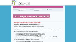 
                            7. University College Cork, Ireland - UCC Campus Accommodation Portal